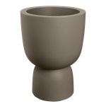 amber coupe 35cm burnt umber